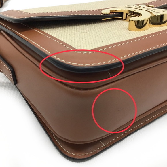 Celine Triomphe Shoulder Bag Brown - Picture 12 of 16